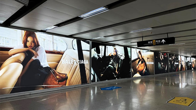 Balenciaga Airport Advertisement