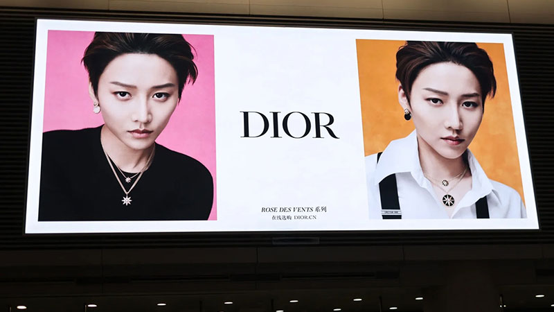 Dior Airport Advertisement